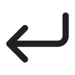 Arrow Enter SVG Icon